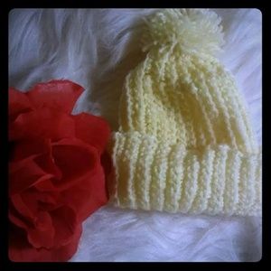 Hat Knitted Newborn 0-3 Months Handmade